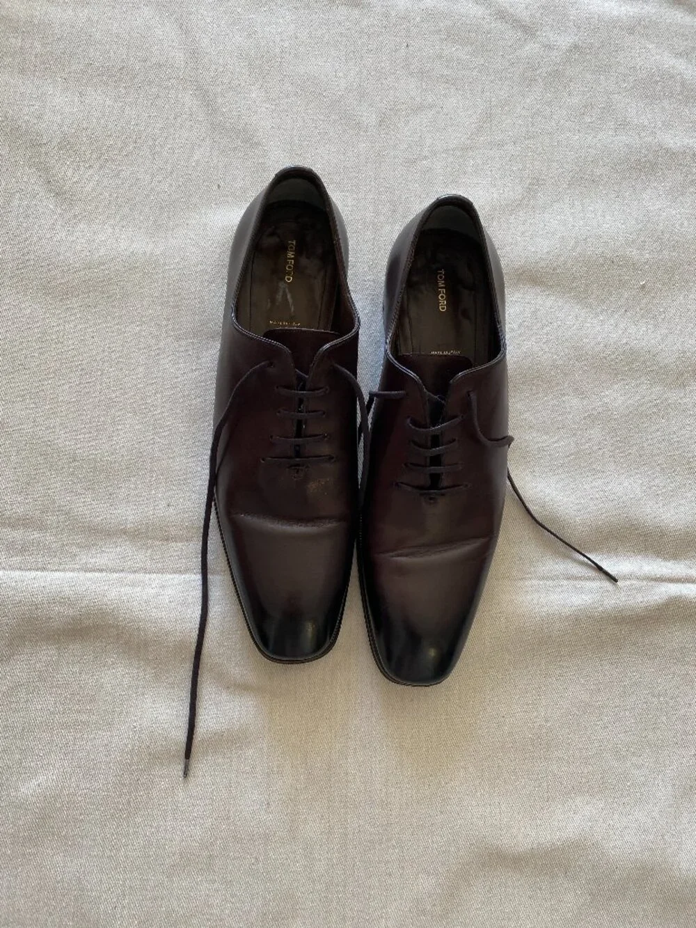 Tom Ford Brown Leather Lace Up Shoes Size 11